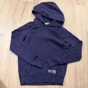 Victoria’s Secret PINK Michigan Wolverines Navy Hoodie Sweatshirt Size L